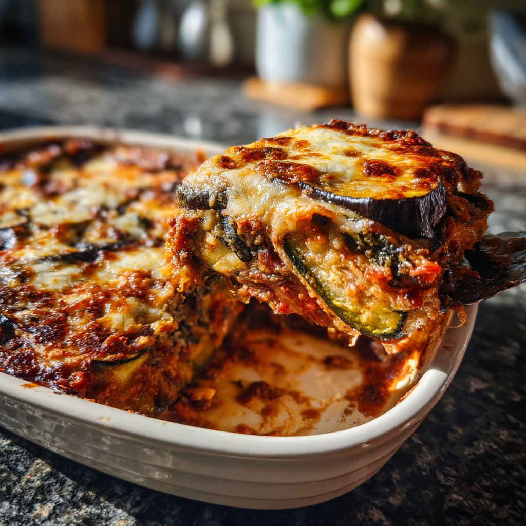 Gemüseauflauf mit Aubergine