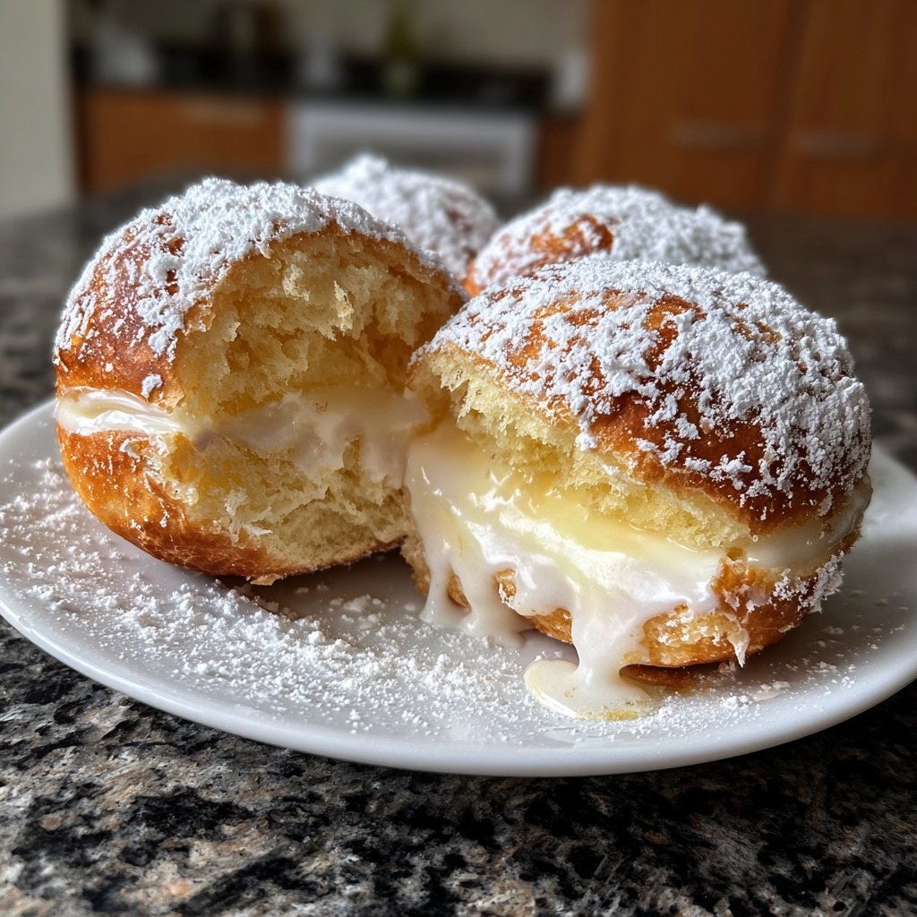 Quarkbällchen mit Vanille