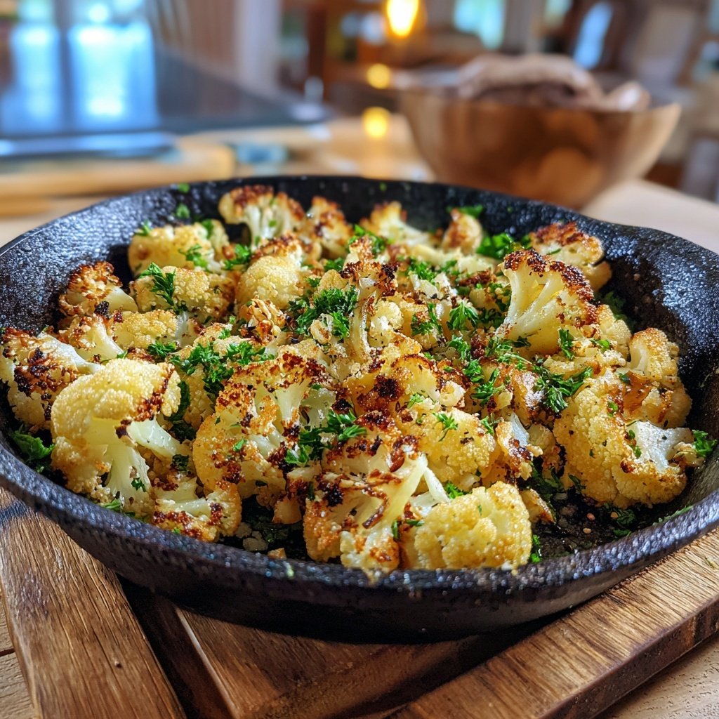 Blumenkohl Pfanne Mit Zitronen Saft