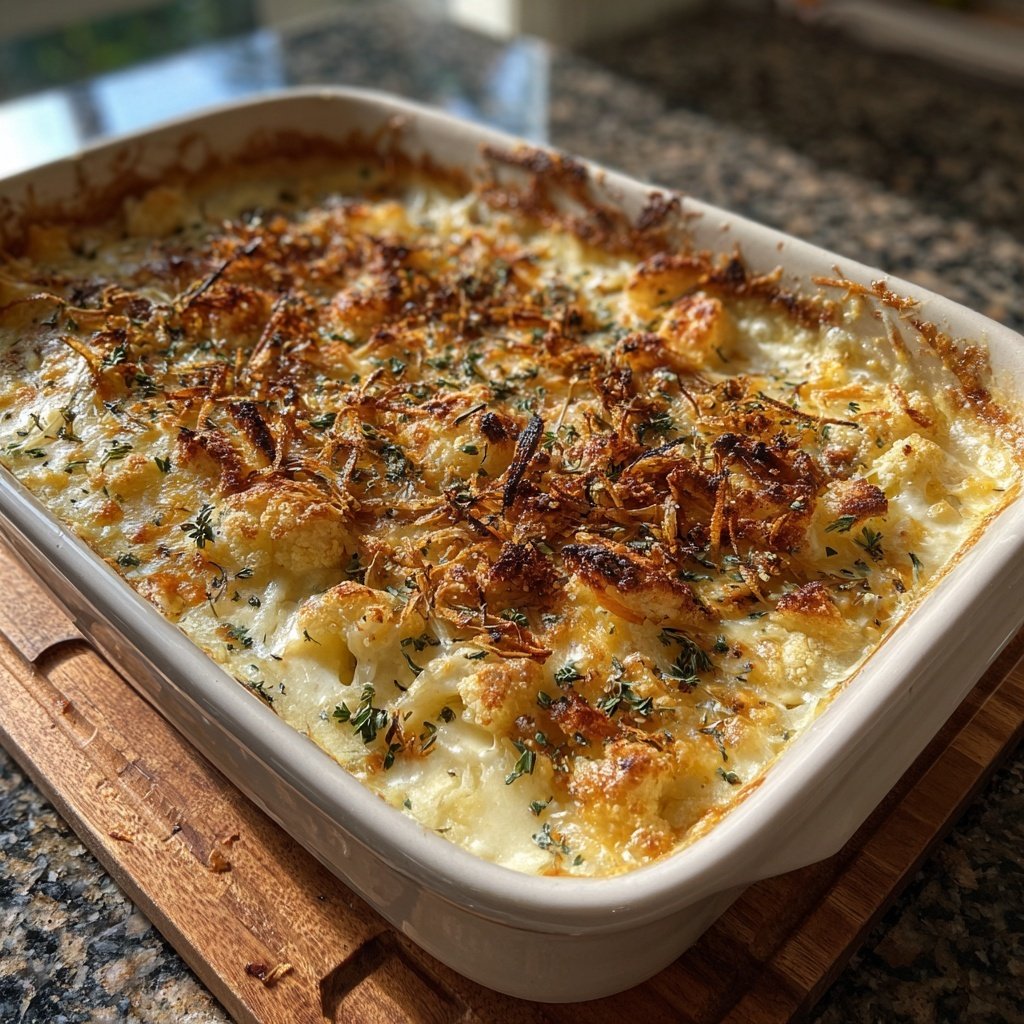 Blumenkohl Gratin Mit Semmelbröseln