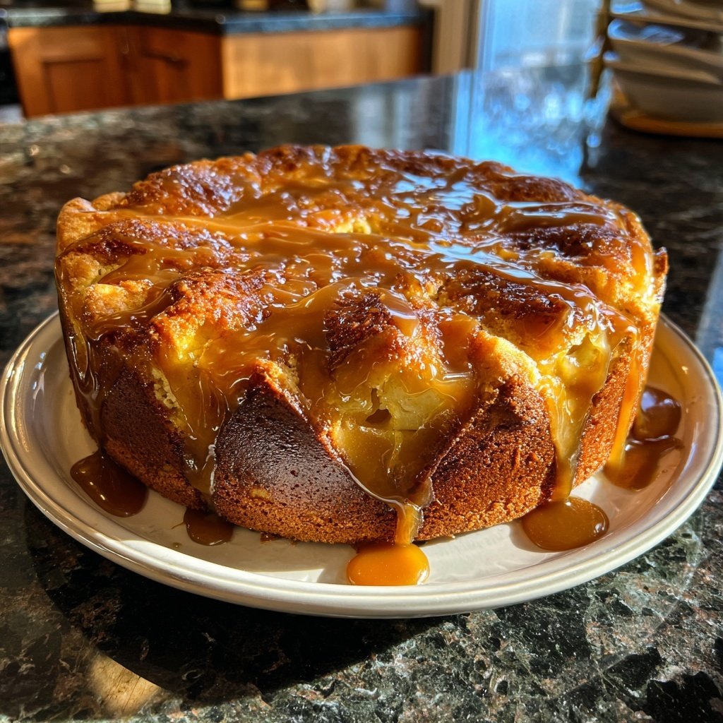 Apfeltorte mit Salzkaramell