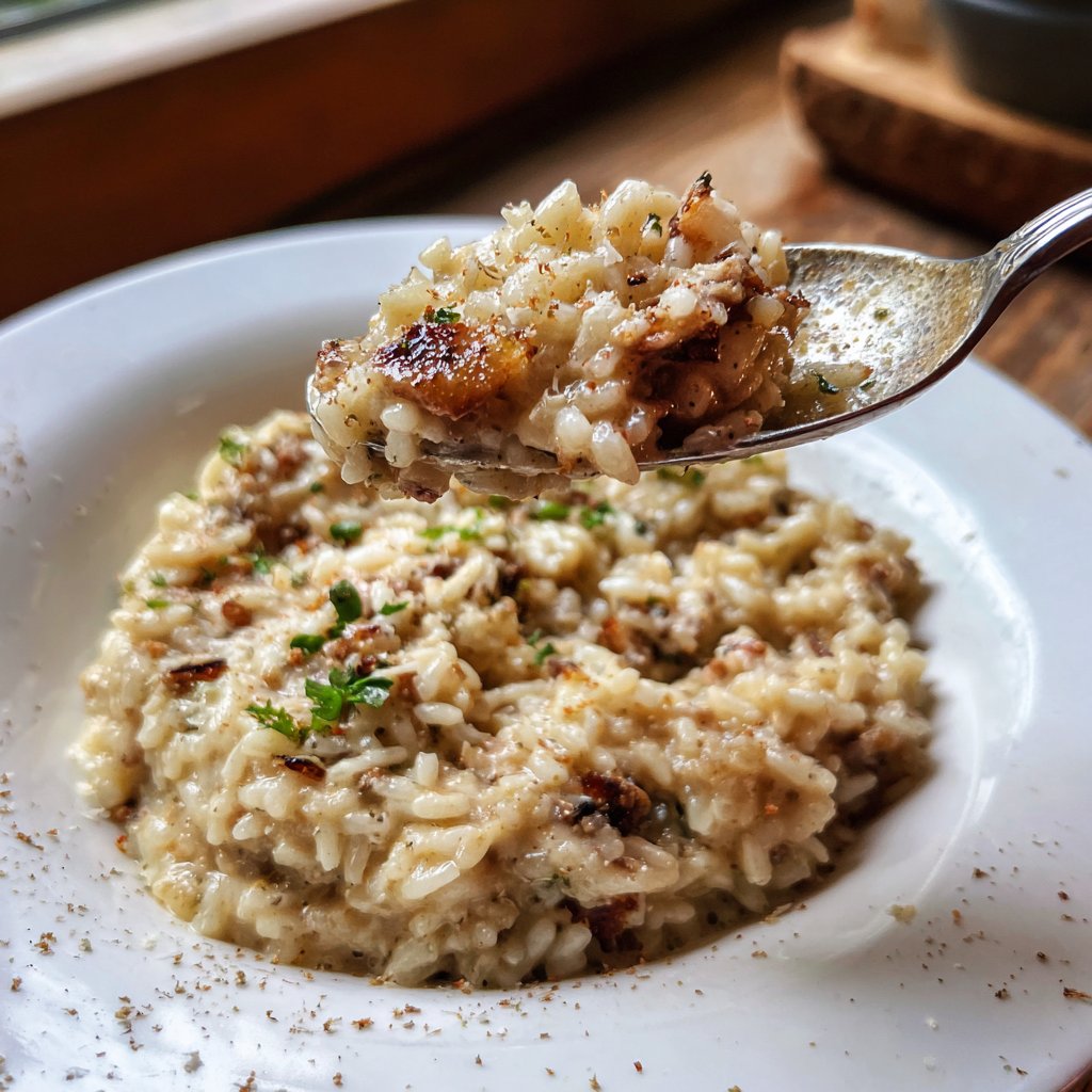 Risotto mit Sellerie und Parmesan