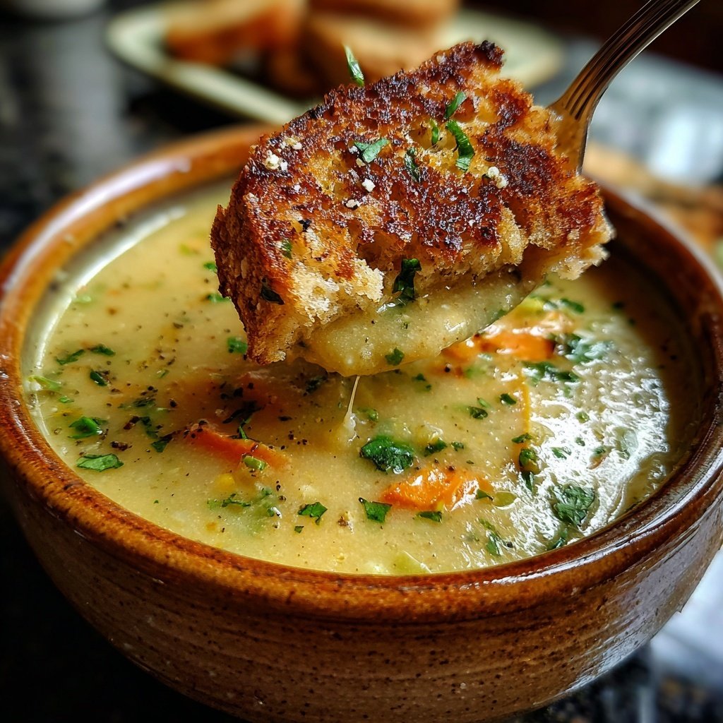 Abendessen leicht mit Suppe