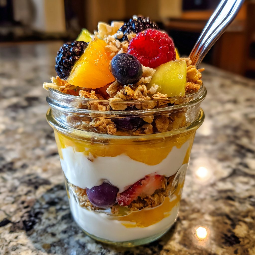 Frühstück zum Mitnehmen im Glas