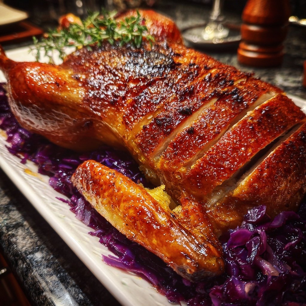 Saisonal & Festlich Weihnachtsgans mit Rotkohl