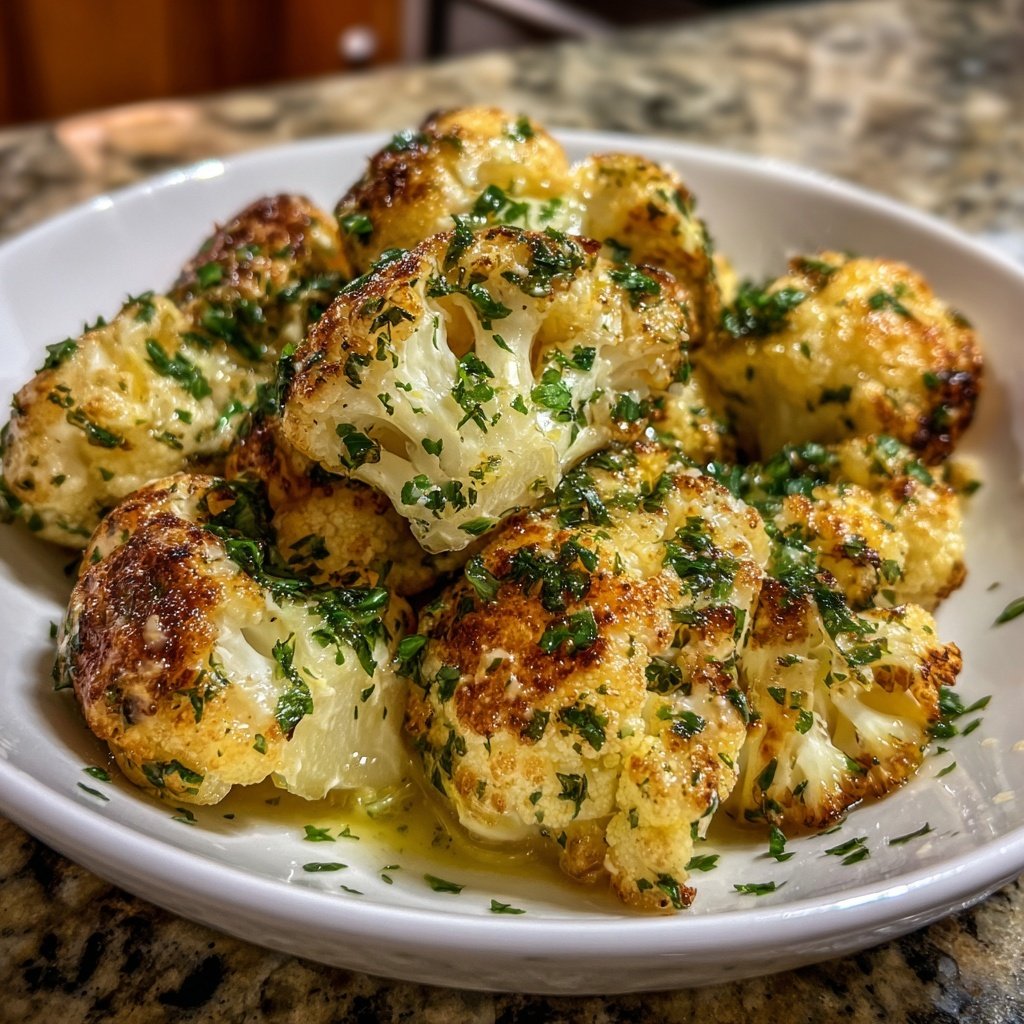 Blumenkohl mit Knoblauchbutter