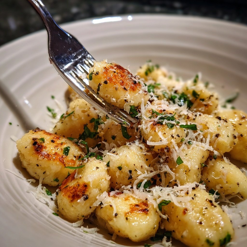 Gnocchi mit Trüffelöl und Parmesan